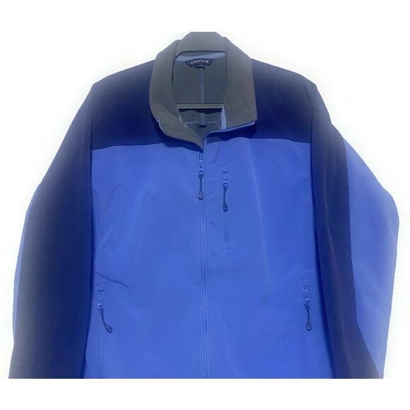 Lands End Full Zip Up Jacket Women's Size Medium Blue With Side Pockets - Picture 3 of 6